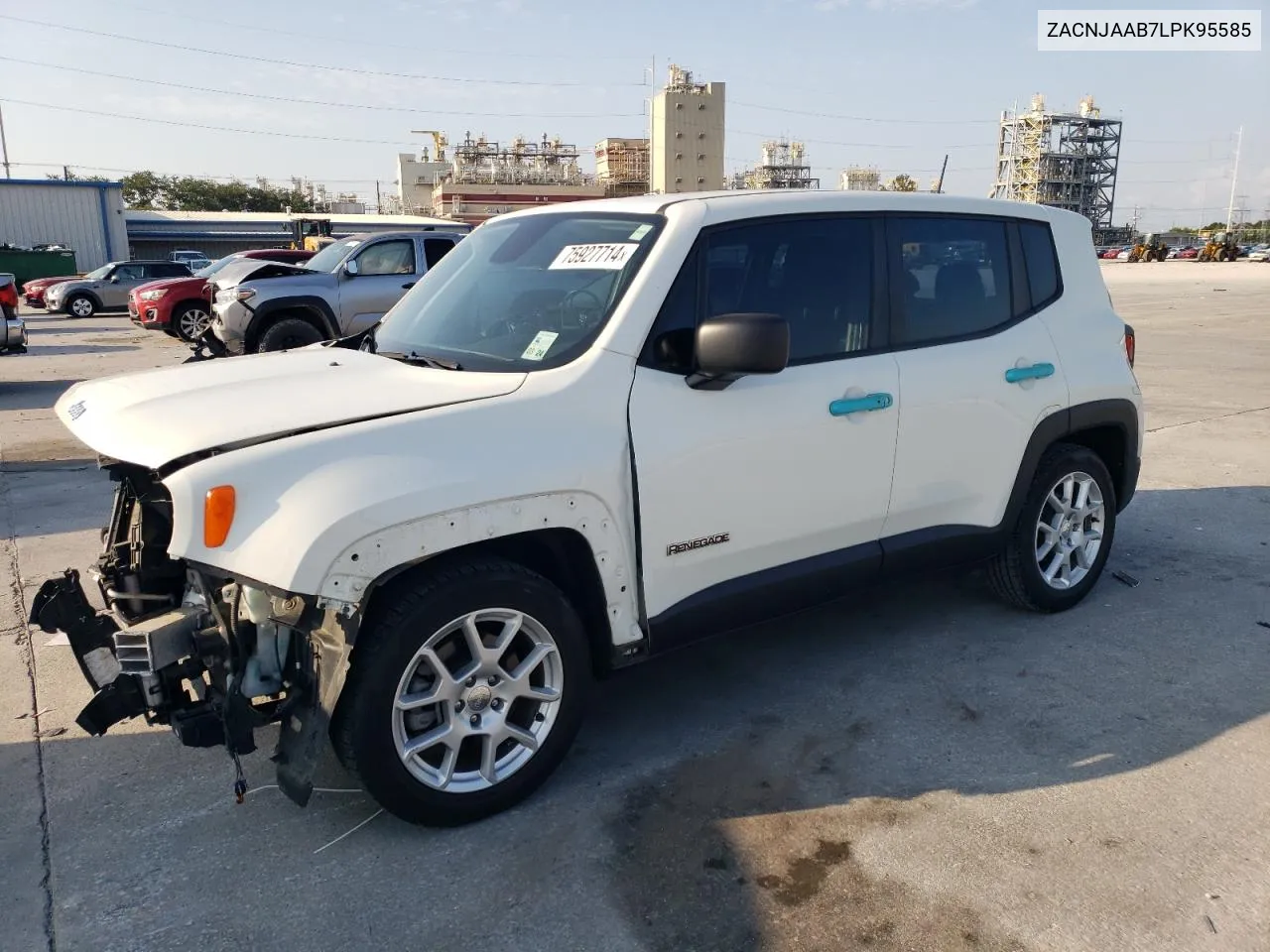 ZACNJAAB7LPK95585 2020 Jeep Renegade Sport