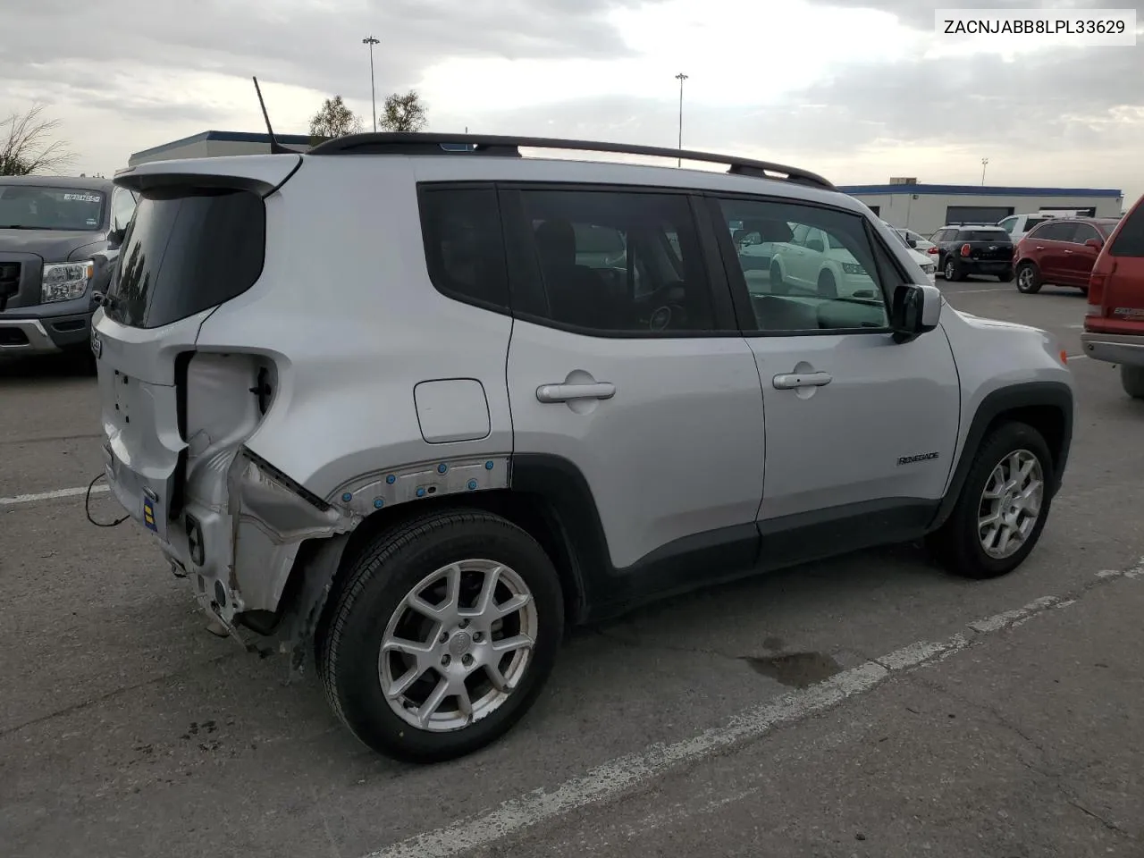 2020 Jeep Renegade Latitude VIN: ZACNJABB8LPL33629 Lot: 75931554