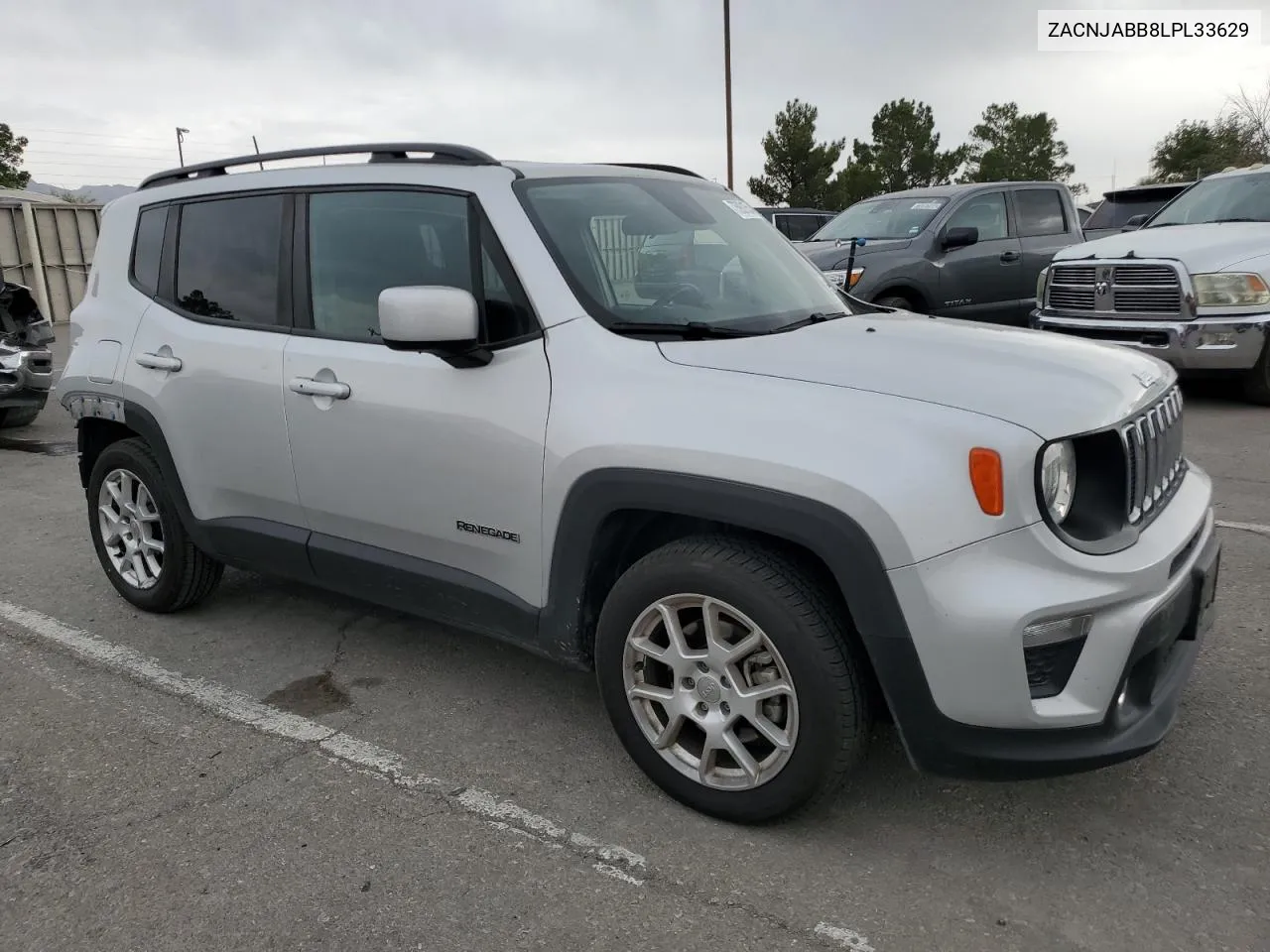 2020 Jeep Renegade Latitude VIN: ZACNJABB8LPL33629 Lot: 75931554