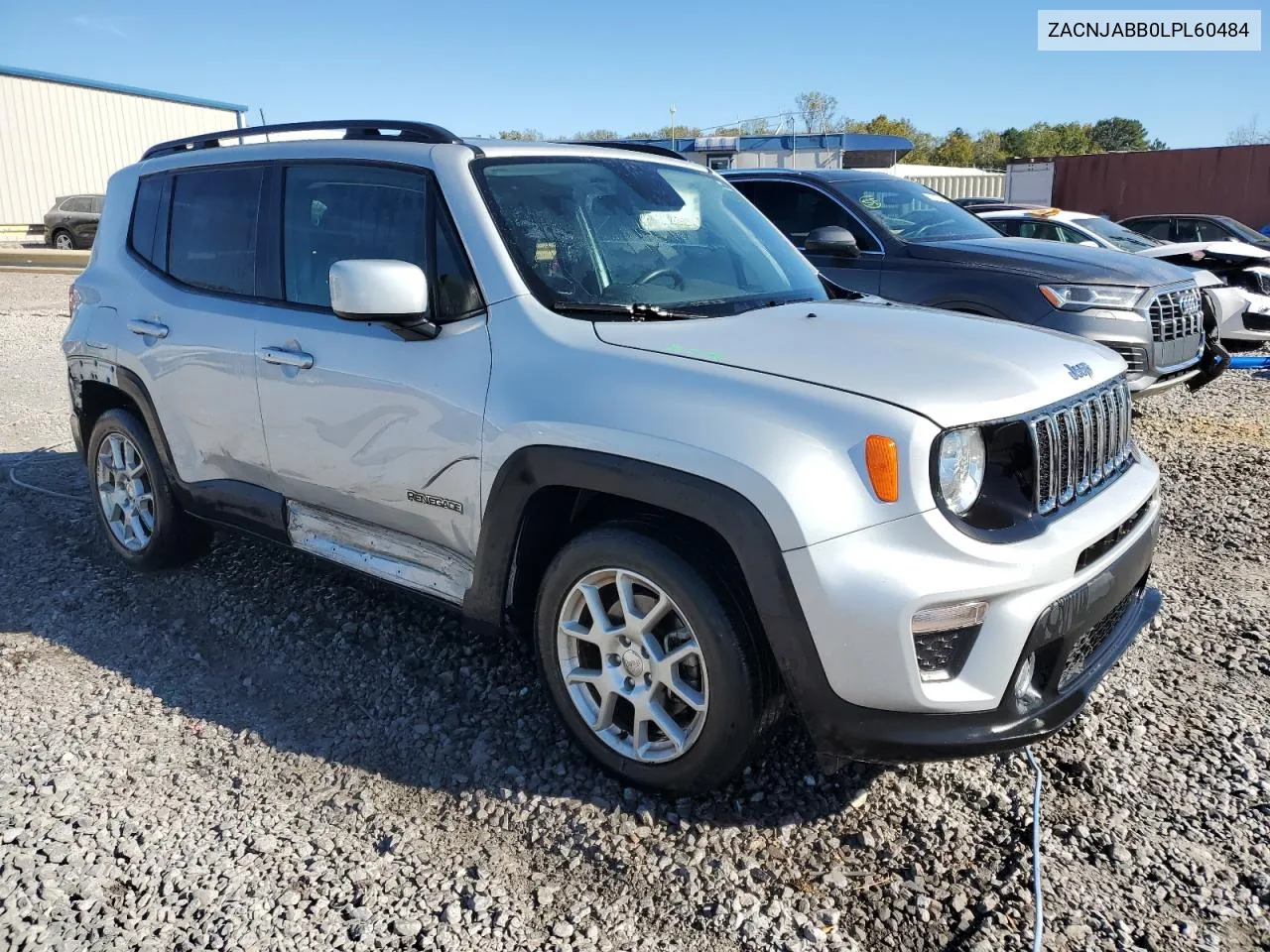 2020 Jeep Renegade Latitude VIN: ZACNJABB0LPL60484 Lot: 76027274