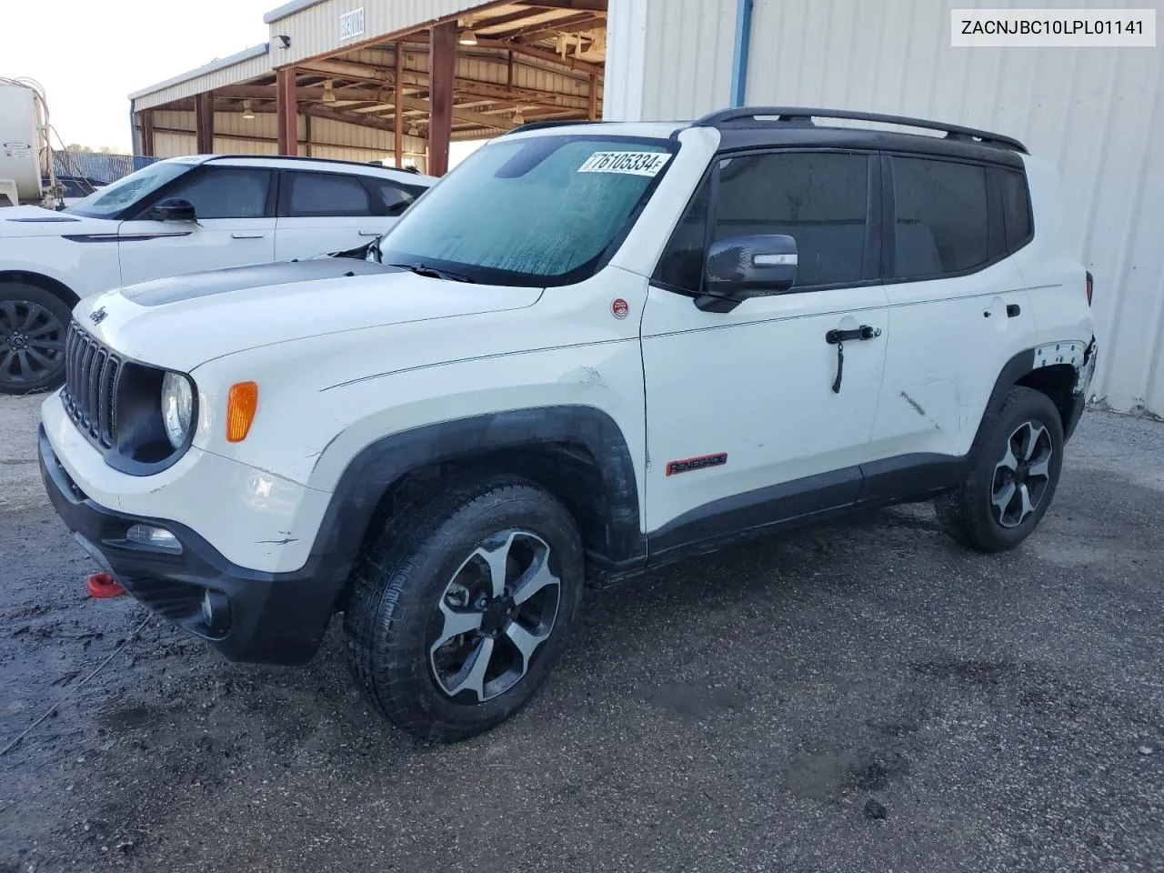 2020 Jeep Renegade Trailhawk VIN: ZACNJBC10LPL01141 Lot: 76105334