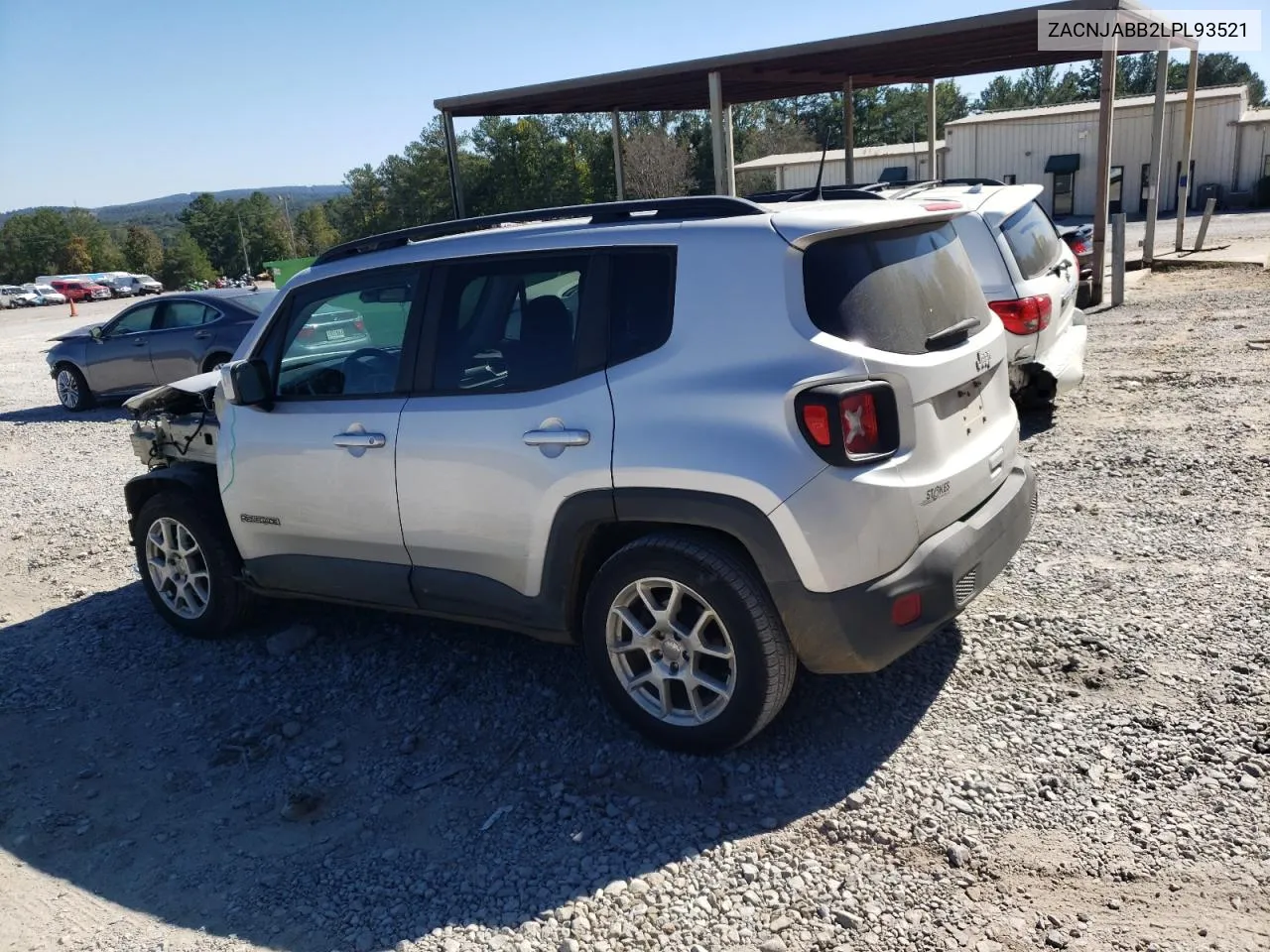 2020 Jeep Renegade Latitude VIN: ZACNJABB2LPL93521 Lot: 76231374