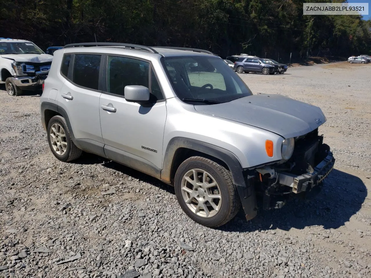 2020 Jeep Renegade Latitude VIN: ZACNJABB2LPL93521 Lot: 76231374