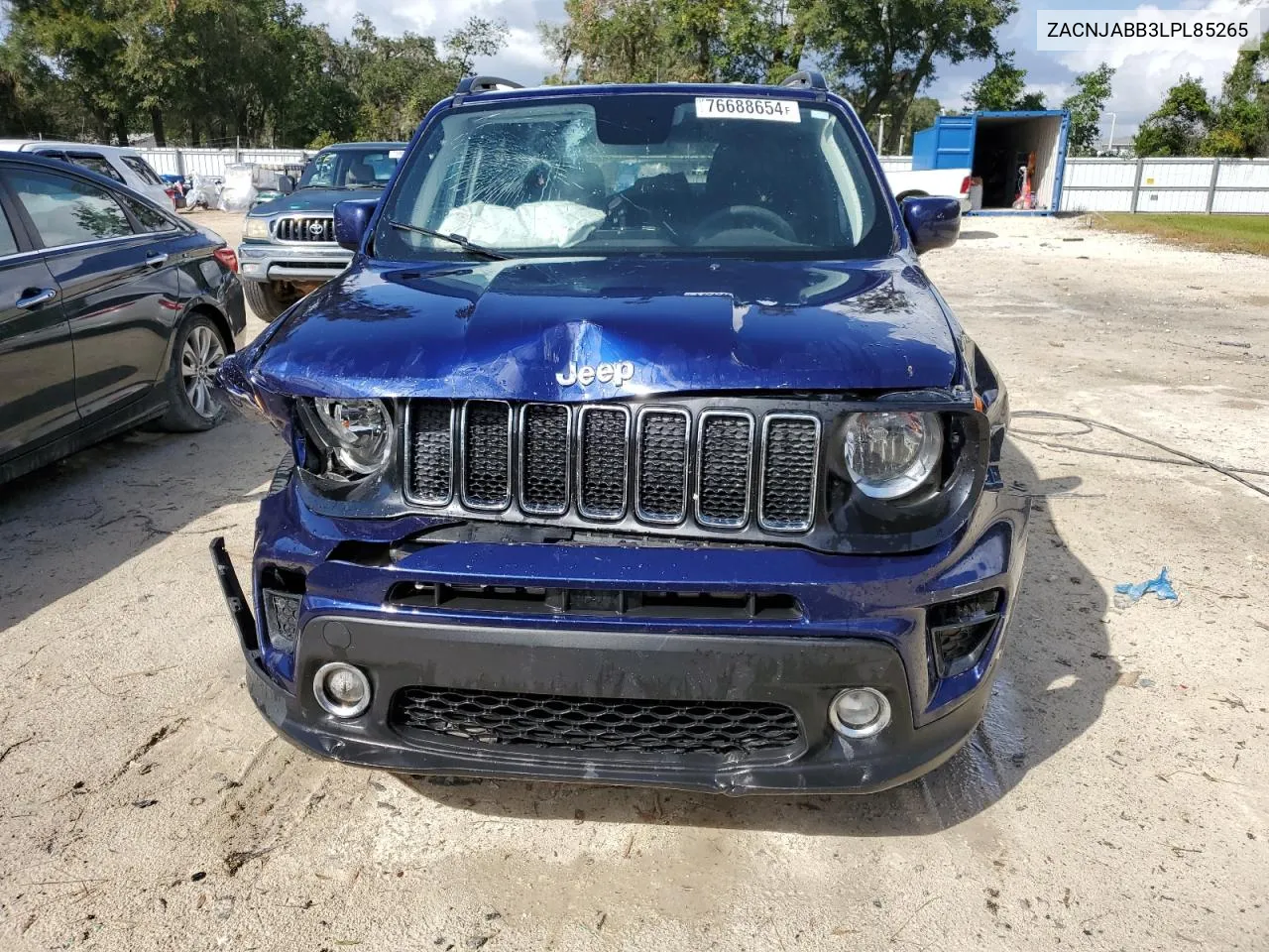 2020 Jeep Renegade Latitude VIN: ZACNJABB3LPL85265 Lot: 76688654