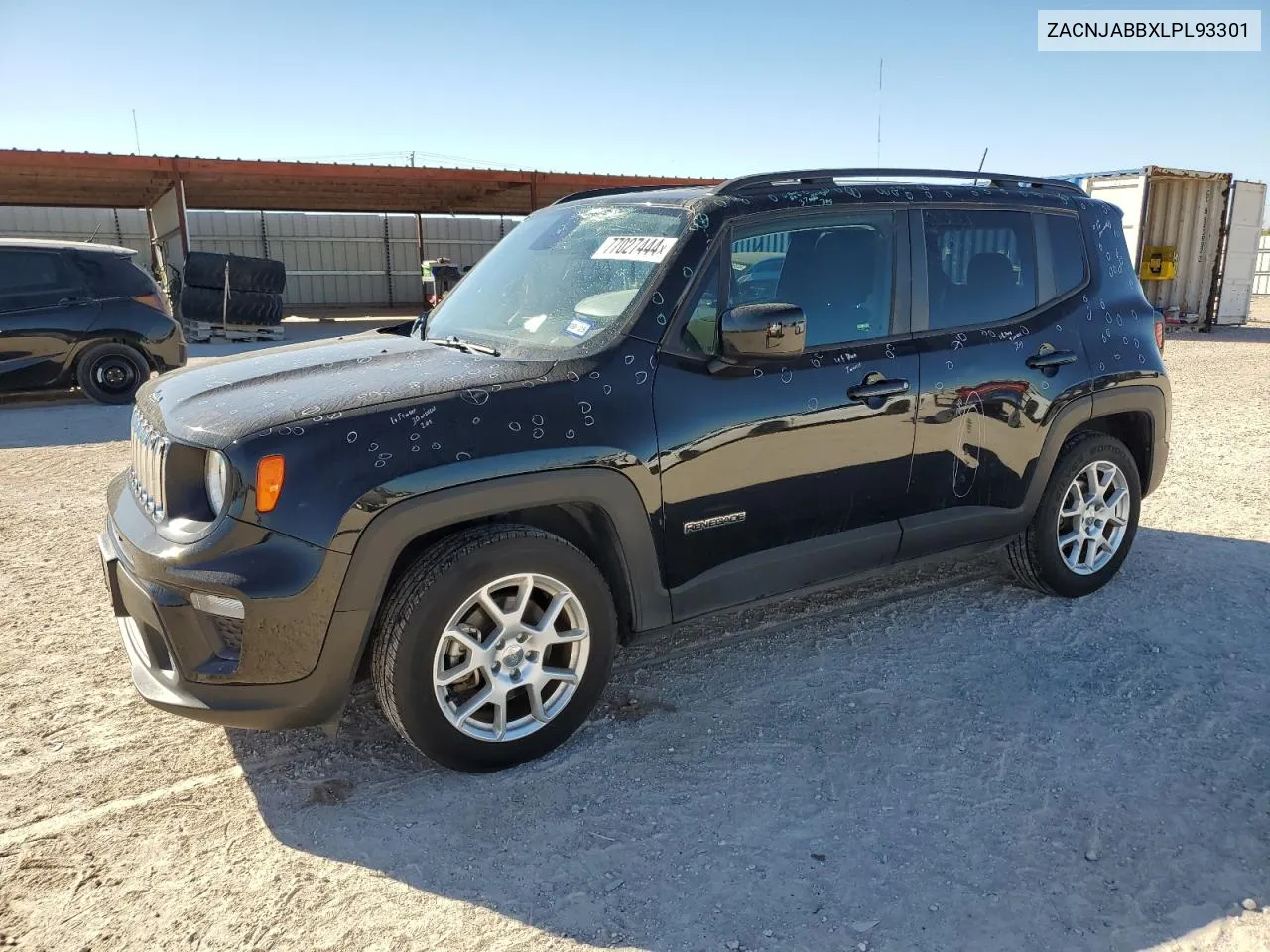 2020 Jeep Renegade Latitude VIN: ZACNJABBXLPL93301 Lot: 77027444