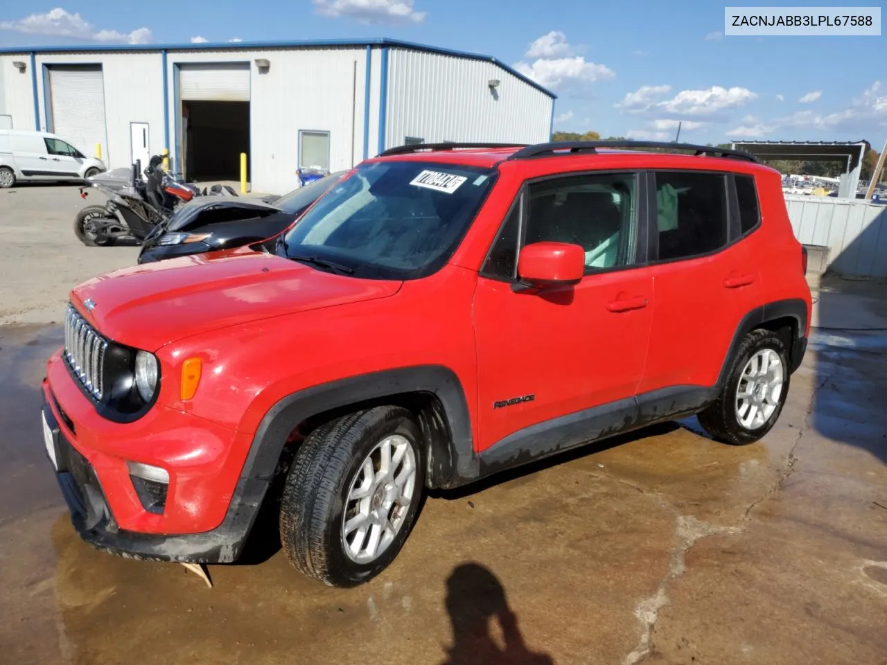 2020 Jeep Renegade Latitude VIN: ZACNJABB3LPL67588 Lot: 77084474