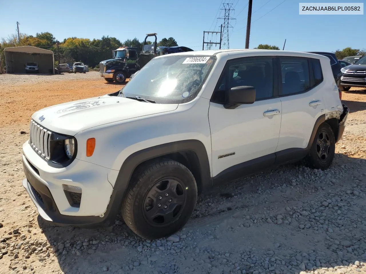 2020 Jeep Renegade Sport VIN: ZACNJAAB6LPL00582 Lot: 77096934