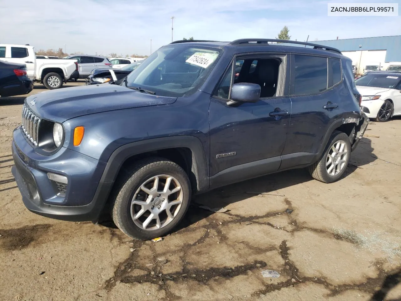 ZACNJBBB6LPL99571 2020 Jeep Renegade Latitude