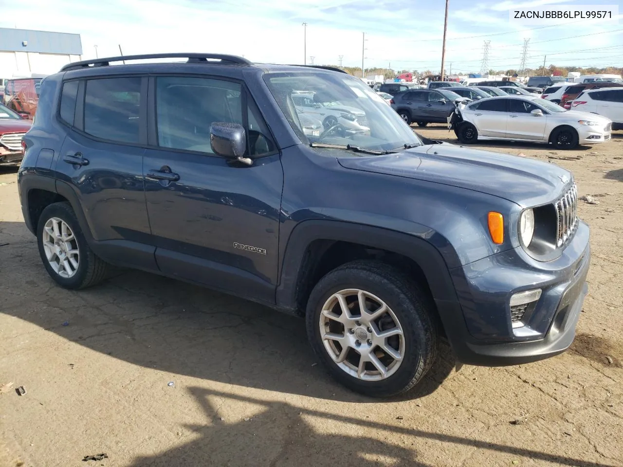 2020 Jeep Renegade Latitude VIN: ZACNJBBB6LPL99571 Lot: 77542624