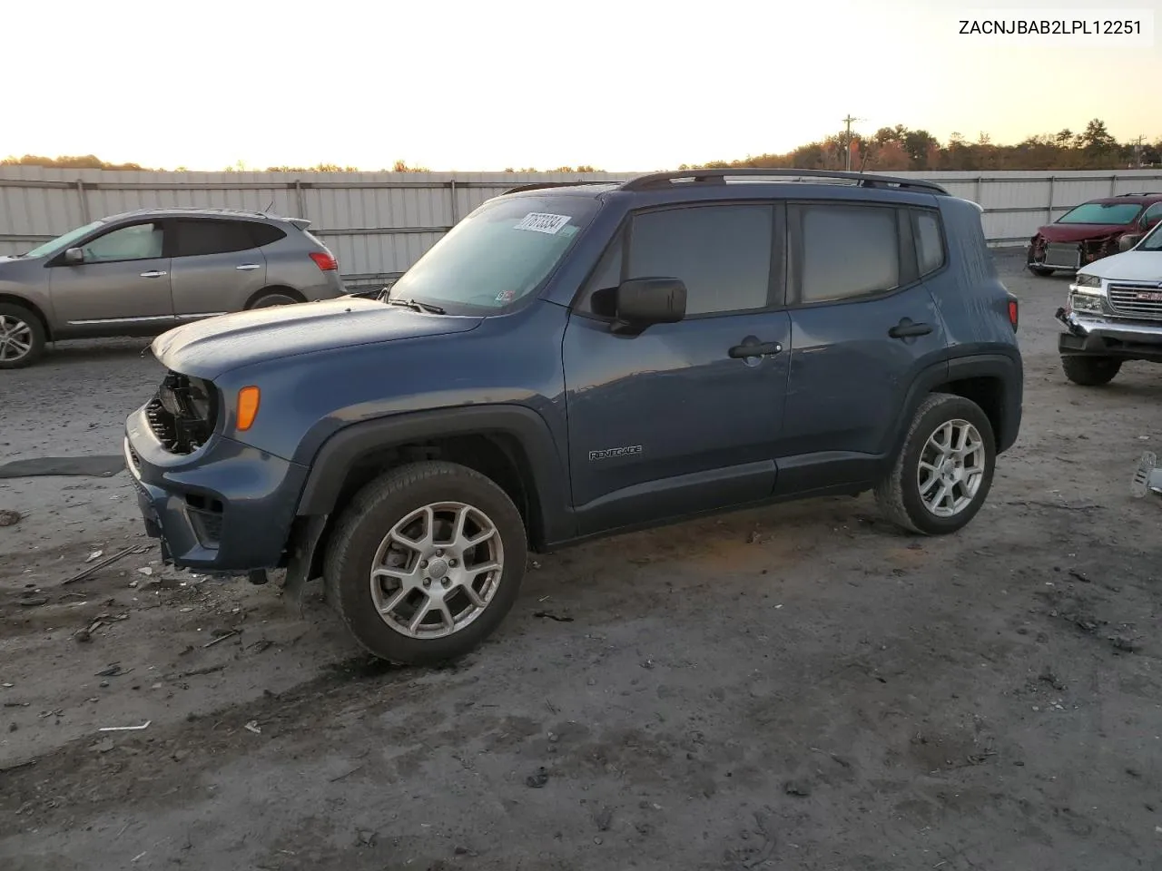 2020 Jeep Renegade Sport VIN: ZACNJBAB2LPL12251 Lot: 77673334