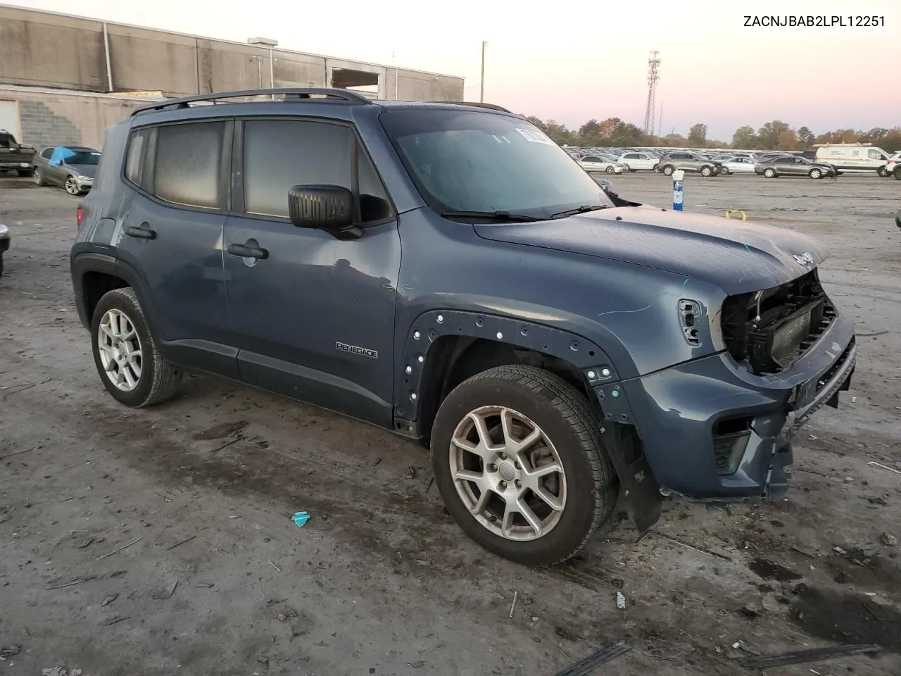 2020 Jeep Renegade Sport VIN: ZACNJBAB2LPL12251 Lot: 77673334