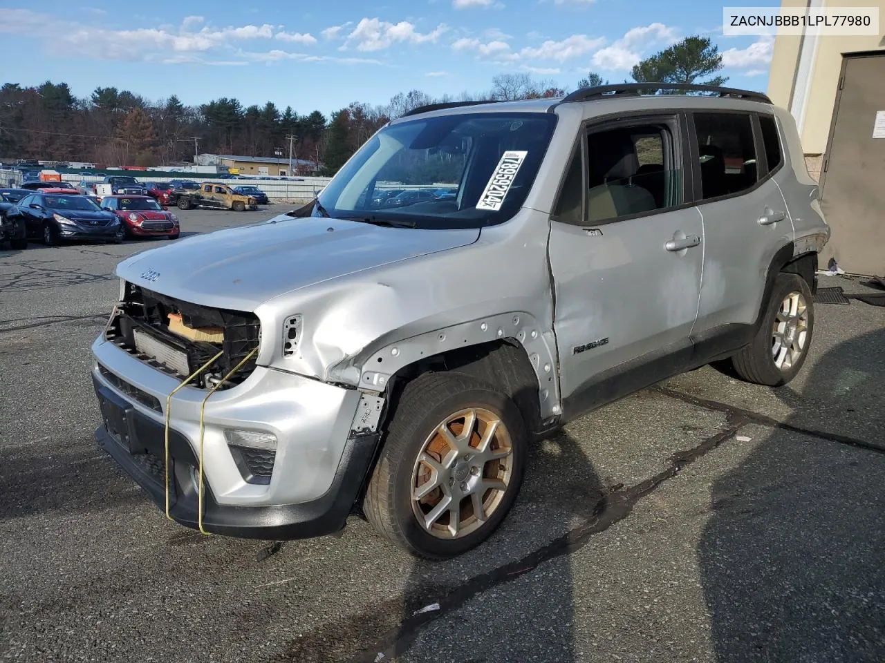 2020 Jeep Renegade Latitude VIN: ZACNJBBB1LPL77980 Lot: 78959204