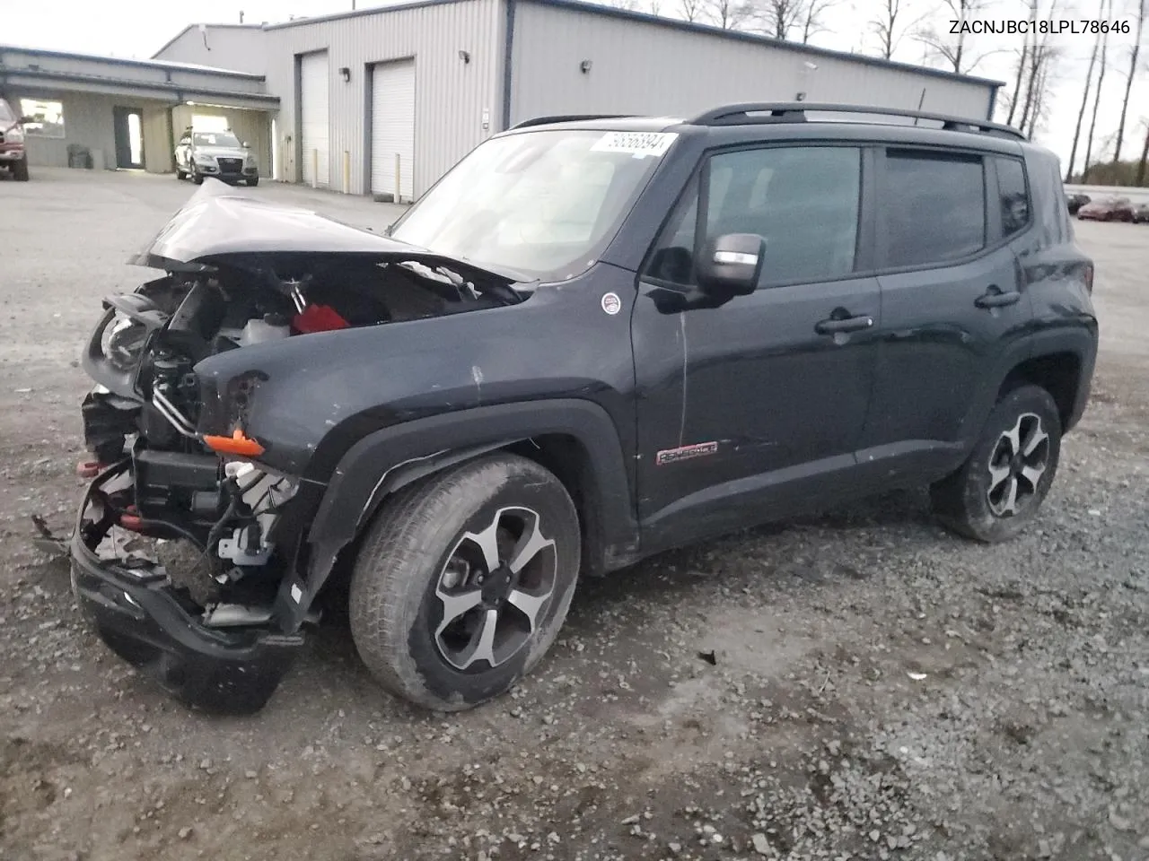 2020 Jeep Renegade Trailhawk VIN: ZACNJBC18LPL78646 Lot: 79856894