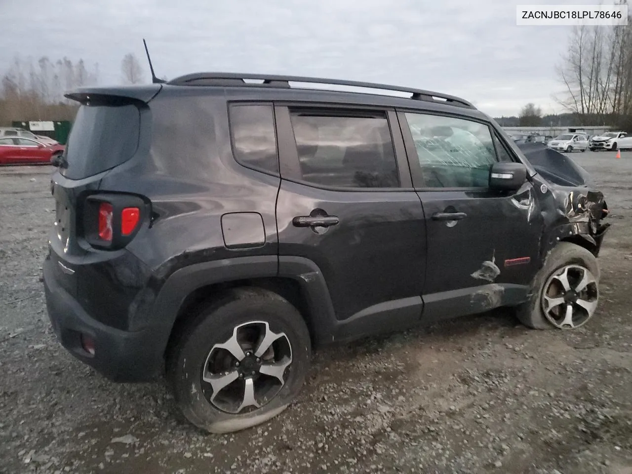 2020 Jeep Renegade Trailhawk VIN: ZACNJBC18LPL78646 Lot: 79856894