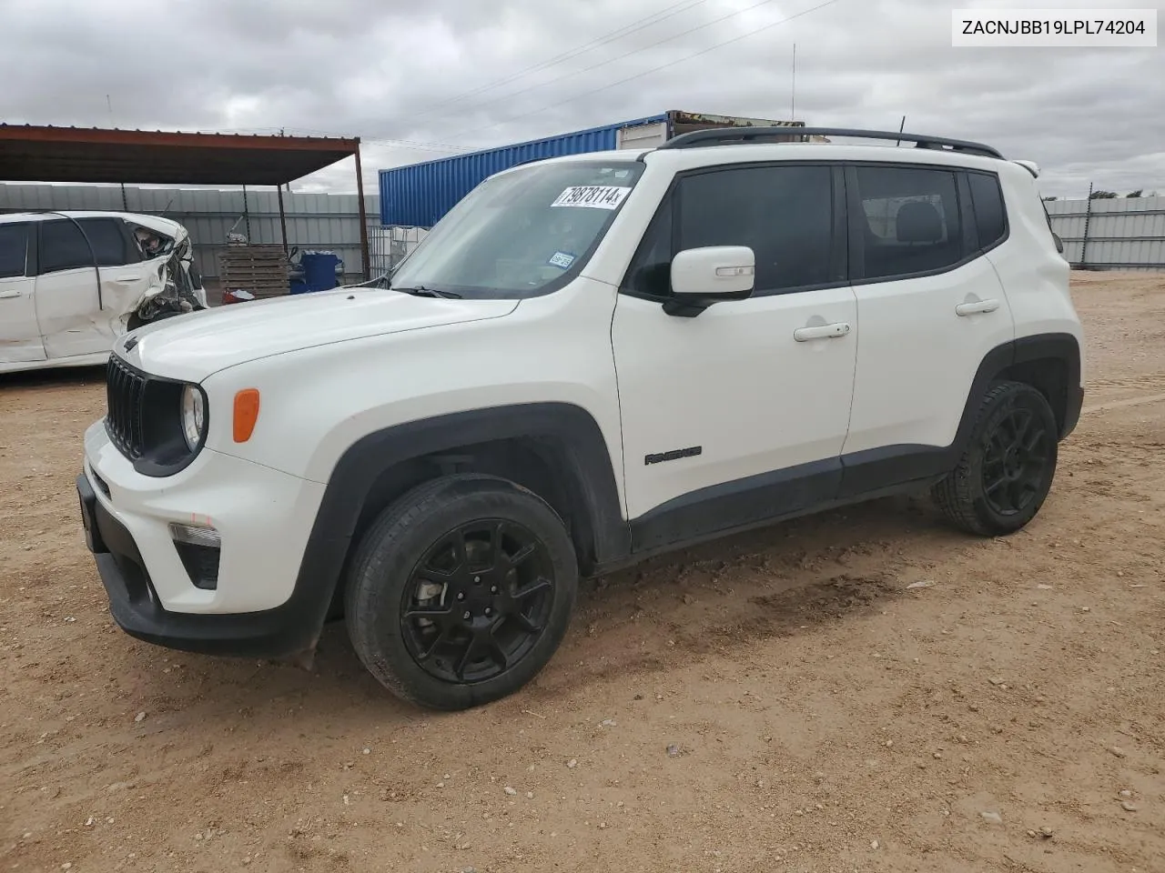 2020 Jeep Renegade Latitude VIN: ZACNJBB19LPL74204 Lot: 79878114