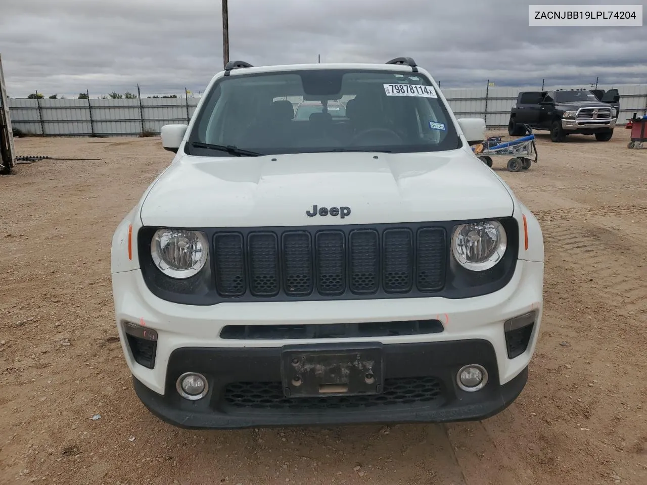 2020 Jeep Renegade Latitude VIN: ZACNJBB19LPL74204 Lot: 79878114