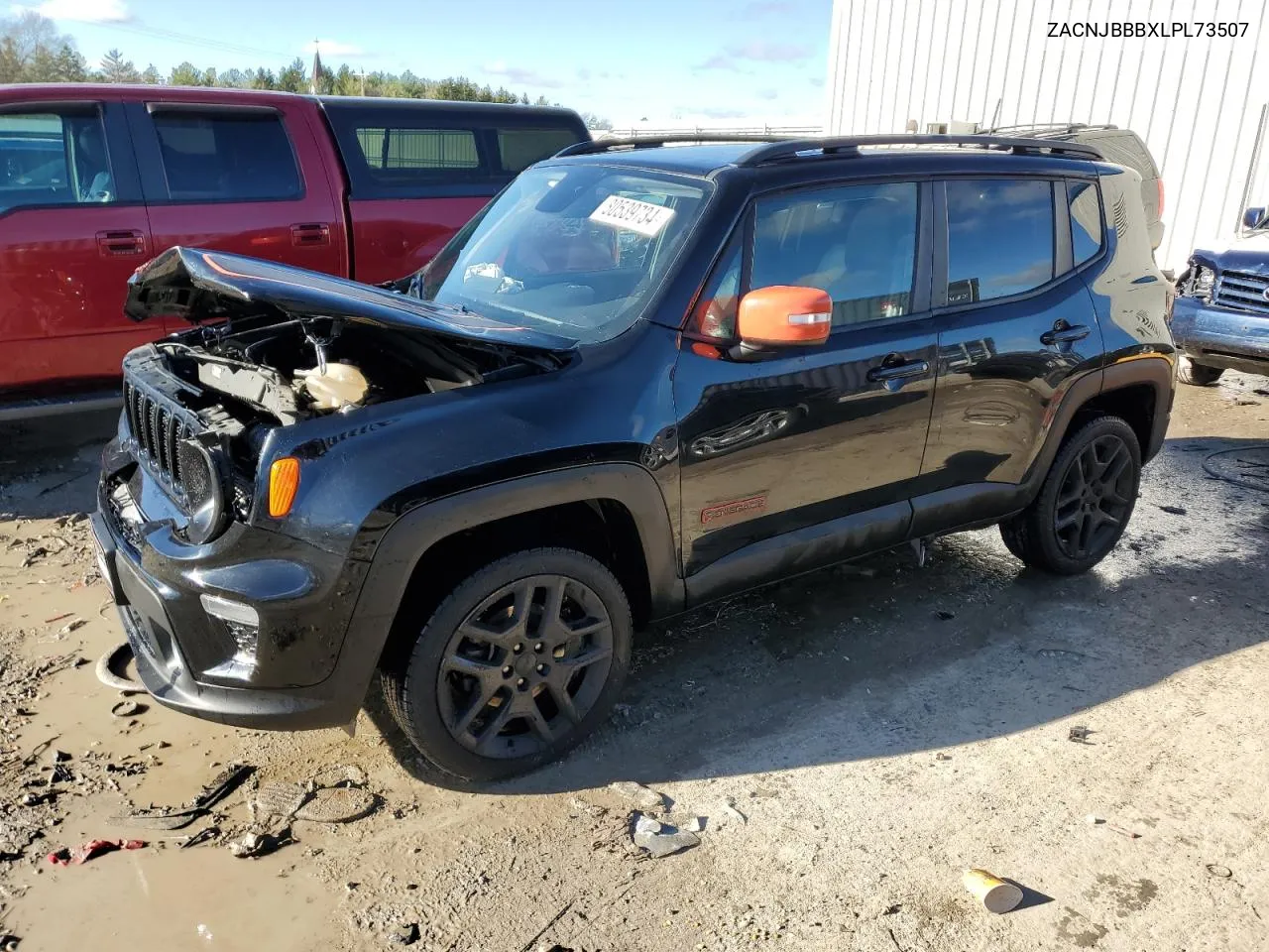 2020 Jeep Renegade Latitude VIN: ZACNJBBBXLPL73507 Lot: 80539734