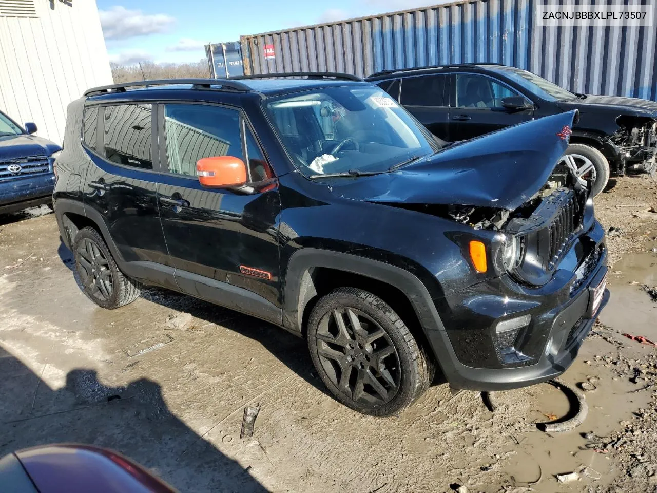 2020 Jeep Renegade Latitude VIN: ZACNJBBBXLPL73507 Lot: 80539734