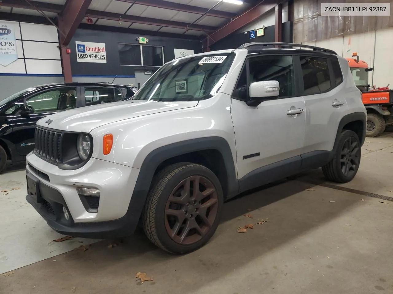 2020 Jeep Renegade Latitude VIN: ZACNJBB11LPL92387 Lot: 80892534