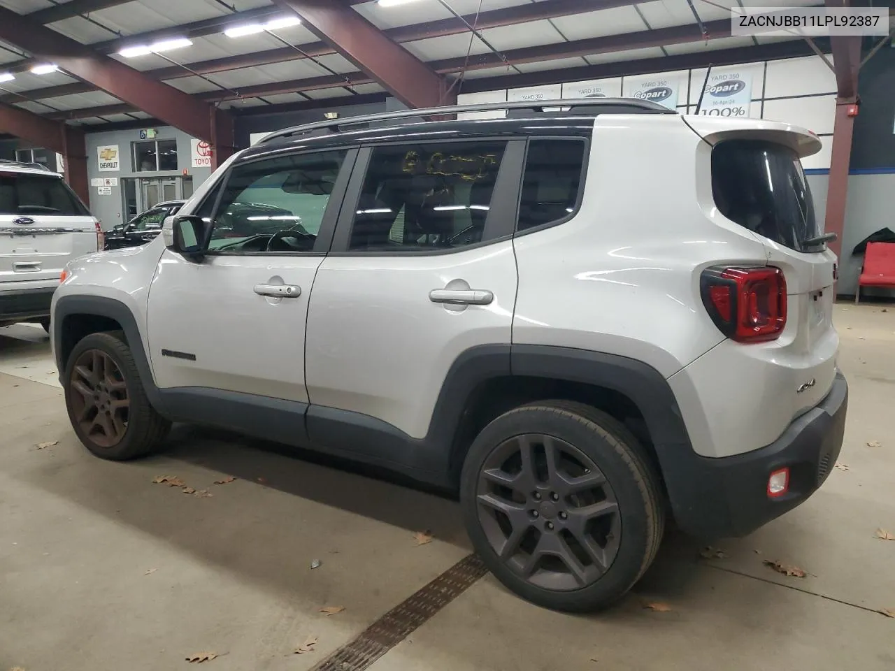 2020 Jeep Renegade Latitude VIN: ZACNJBB11LPL92387 Lot: 80892534