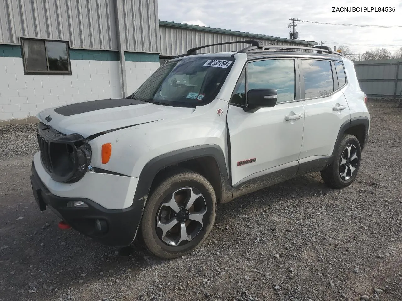 2020 Jeep Renegade Trailhawk VIN: ZACNJBC19LPL84536 Lot: 80932294