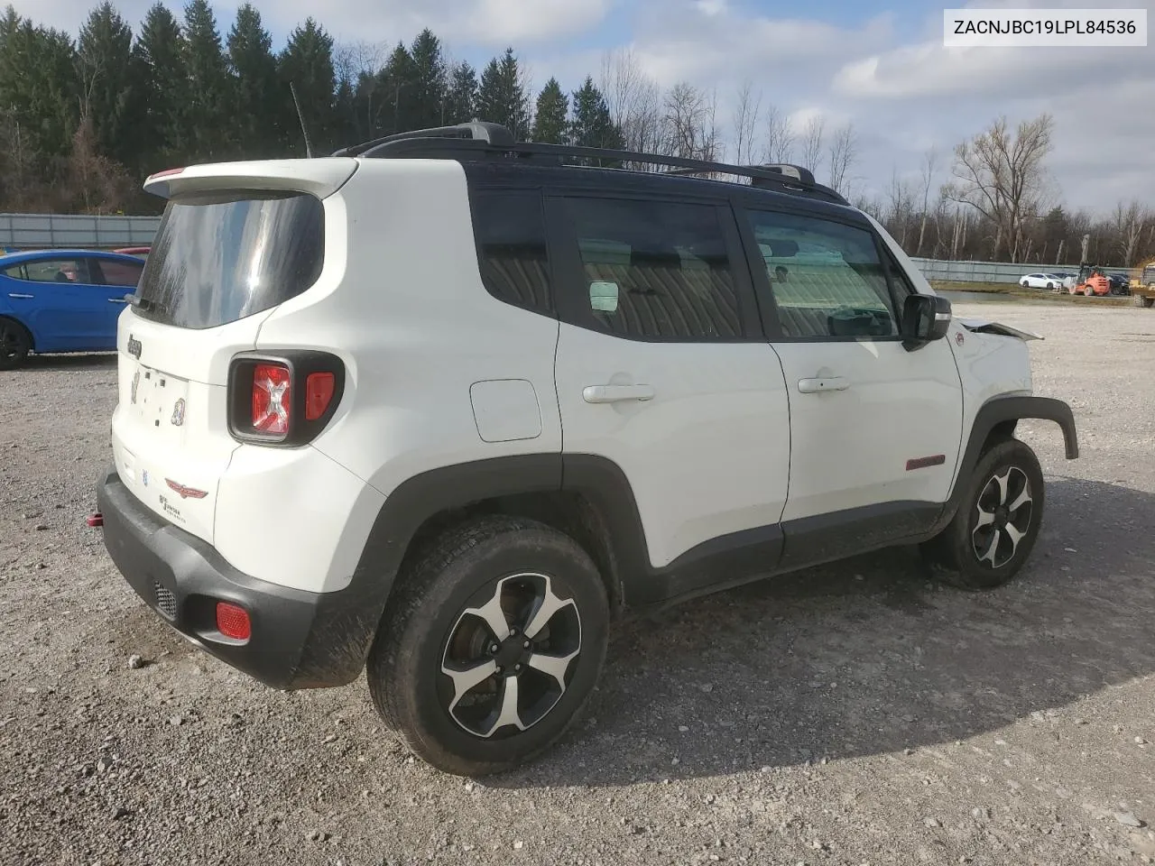 2020 Jeep Renegade Trailhawk VIN: ZACNJBC19LPL84536 Lot: 80932294