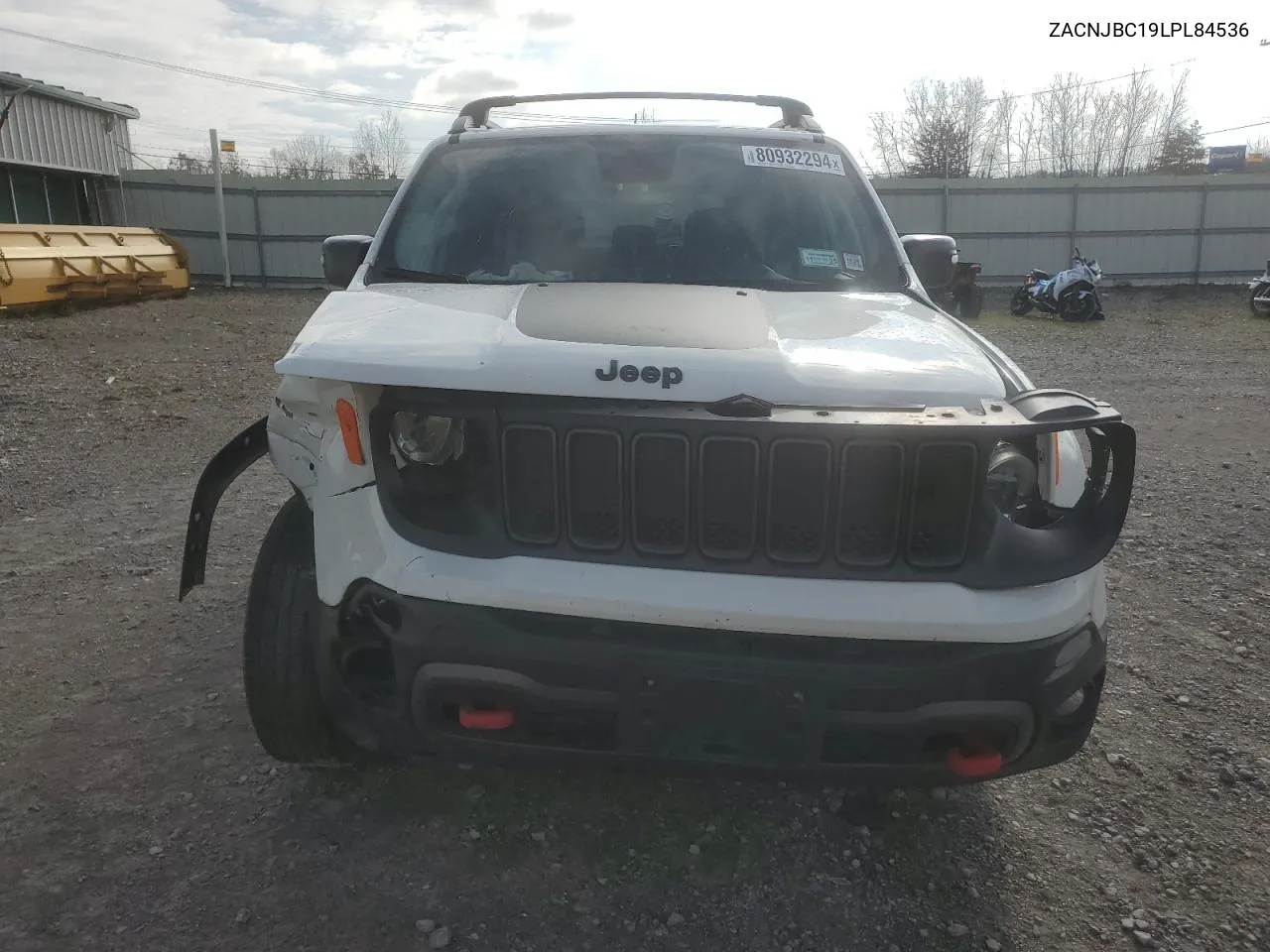 2020 Jeep Renegade Trailhawk VIN: ZACNJBC19LPL84536 Lot: 80932294