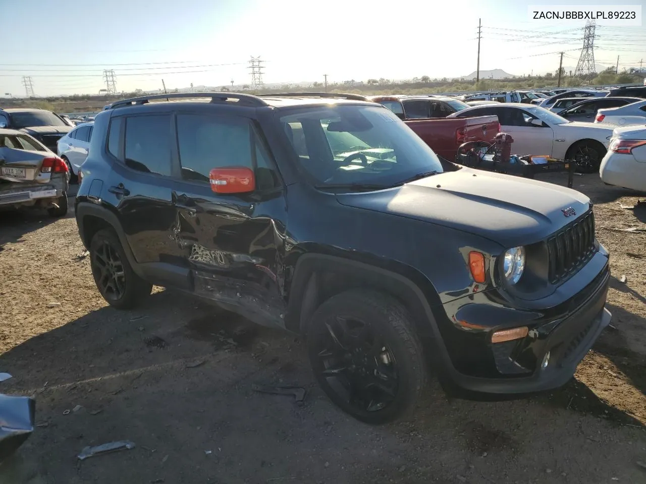 2020 Jeep Renegade Latitude VIN: ZACNJBBBXLPL89223 Lot: 81817214