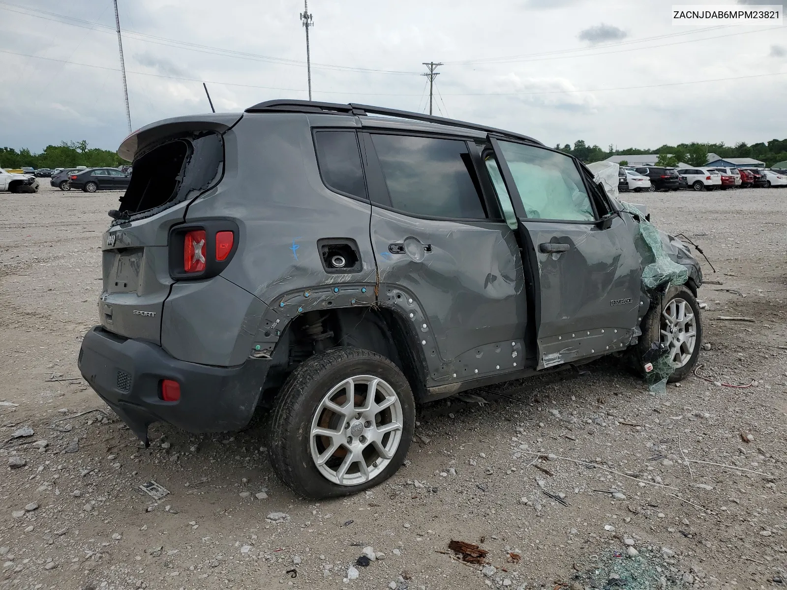 2021 Jeep Renegade Sport VIN: ZACNJDAB6MPM23821 Lot: 53824344