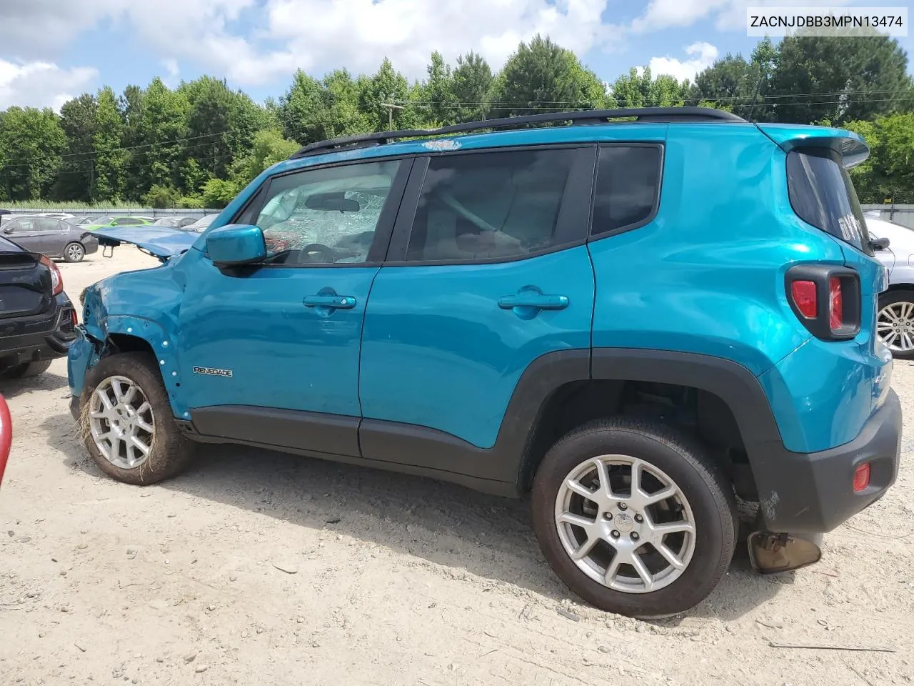 2021 Jeep Renegade Latitude VIN: ZACNJDBB3MPN13474 Lot: 59365654