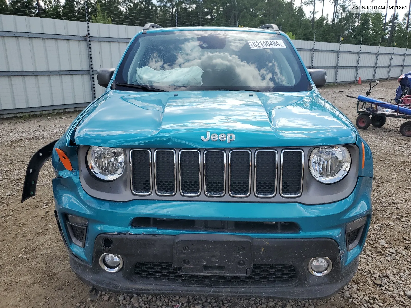 2021 Jeep Renegade Limited VIN: ZACNJDD14MPM21861 Lot: 62140484