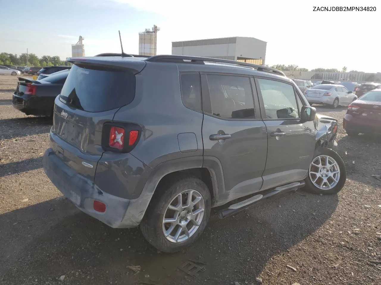 2021 Jeep Renegade Latitude VIN: ZACNJDBB2MPN34820 Lot: 62543034