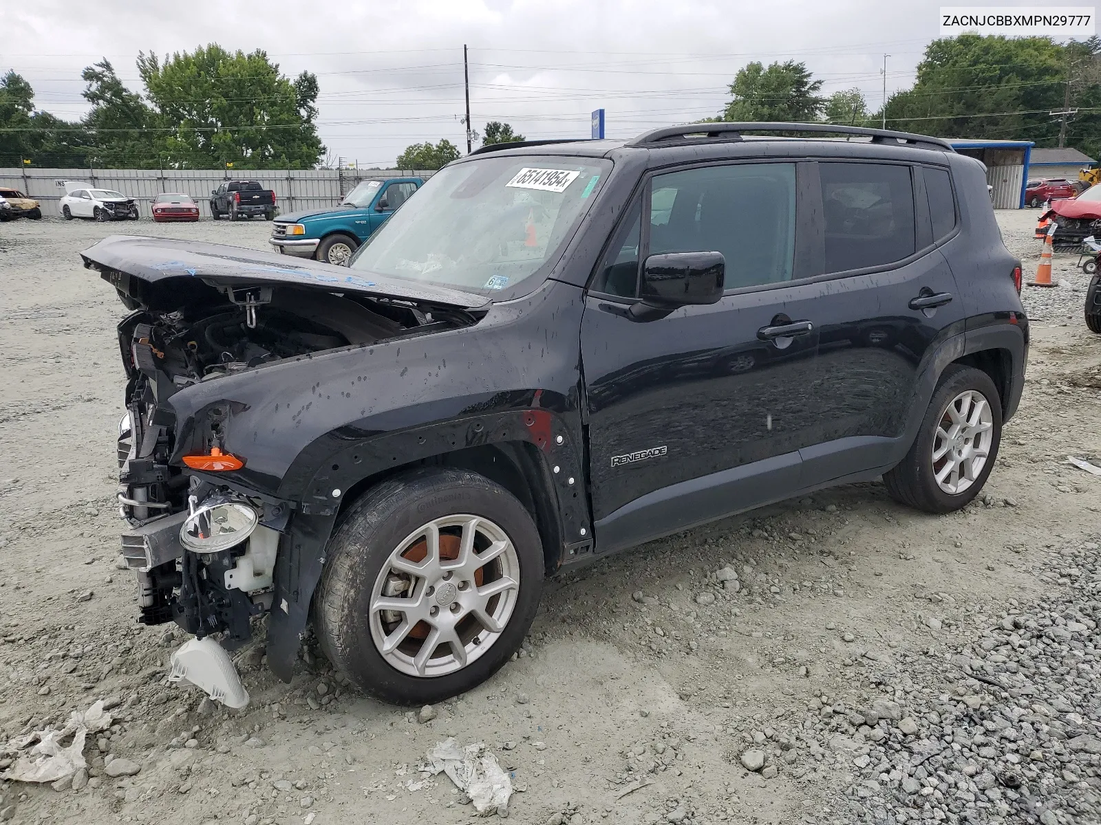 2021 Jeep Renegade Latitude VIN: ZACNJCBBXMPN29777 Lot: 65141954