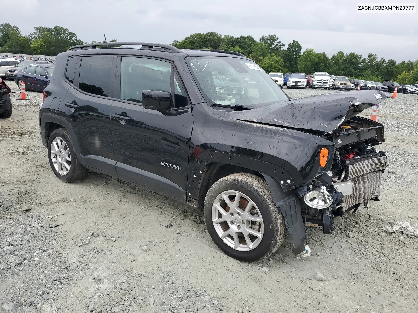 2021 Jeep Renegade Latitude VIN: ZACNJCBBXMPN29777 Lot: 65141954