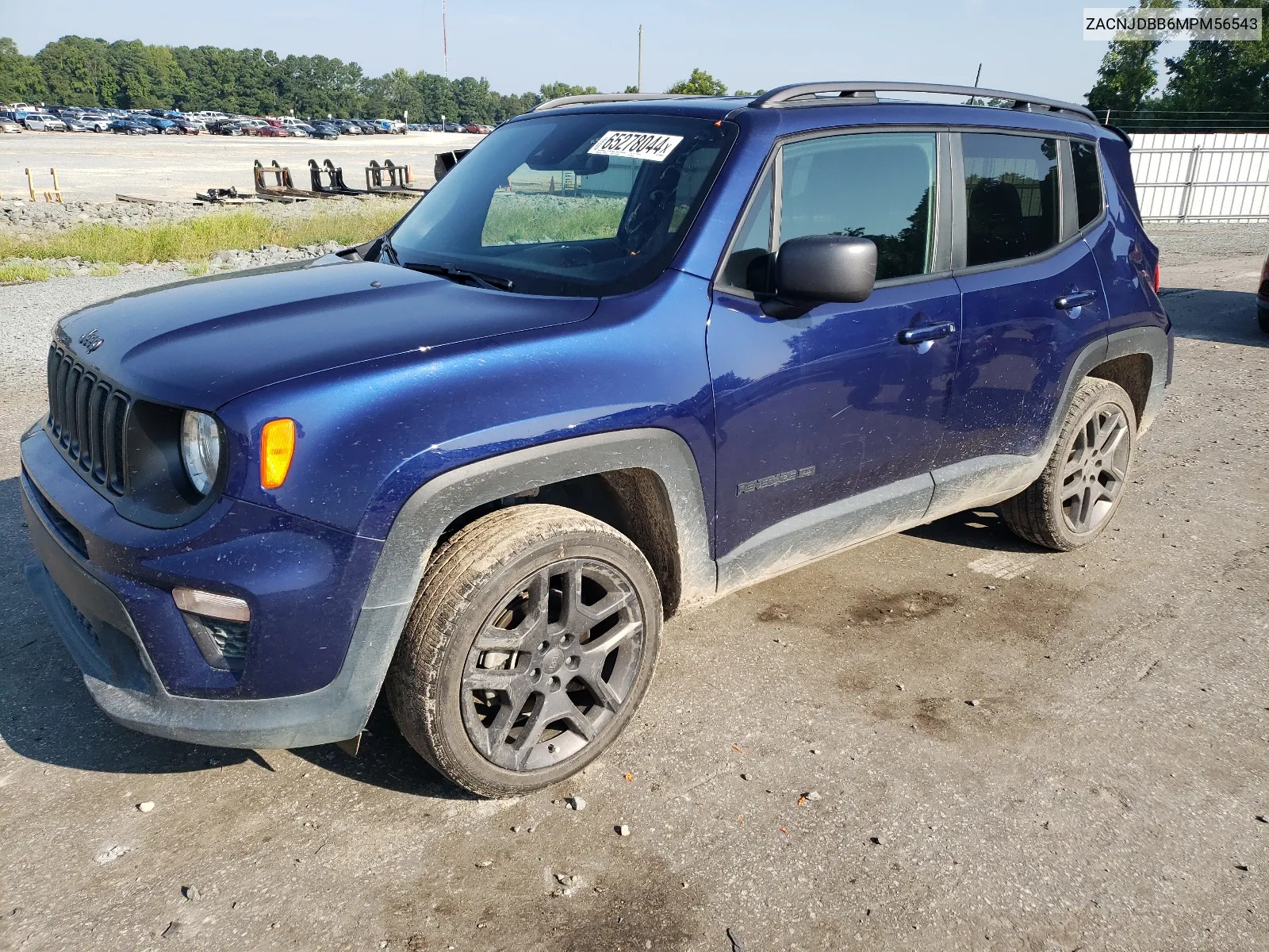 2021 Jeep Renegade Latitude VIN: ZACNJDBB6MPM56543 Lot: 65278044