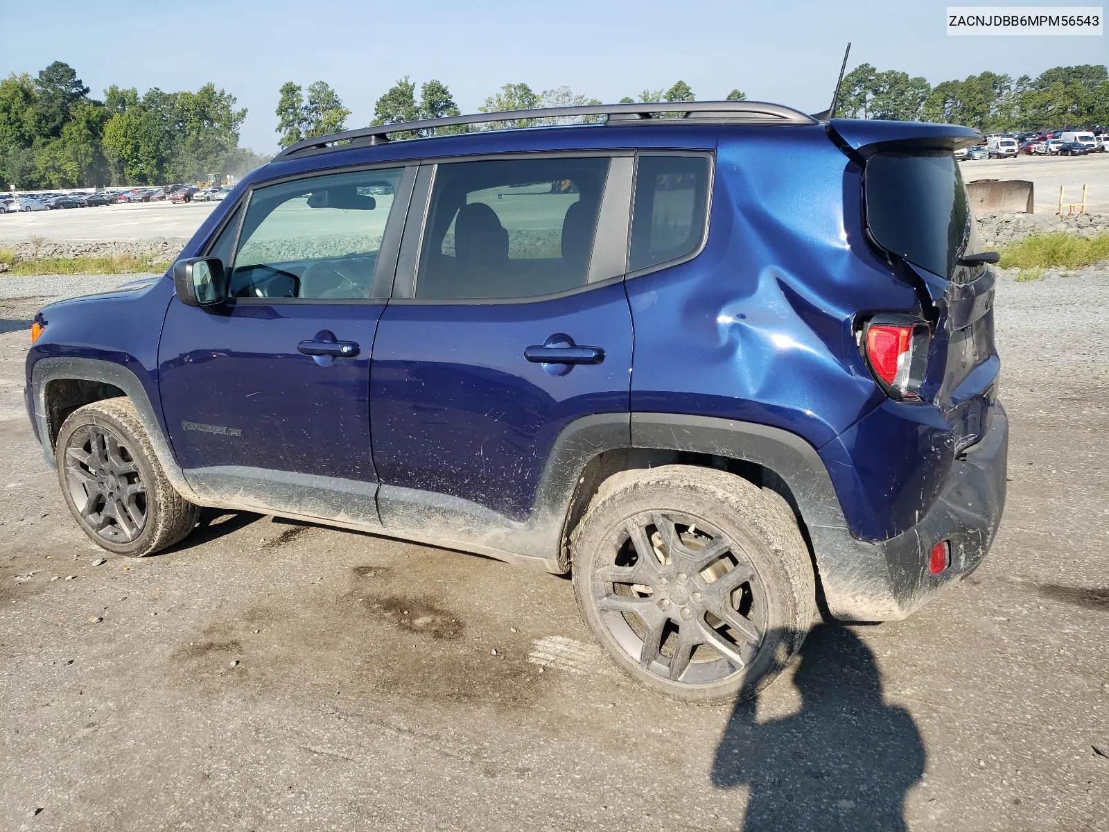 2021 Jeep Renegade Latitude VIN: ZACNJDBB6MPM56543 Lot: 65278044