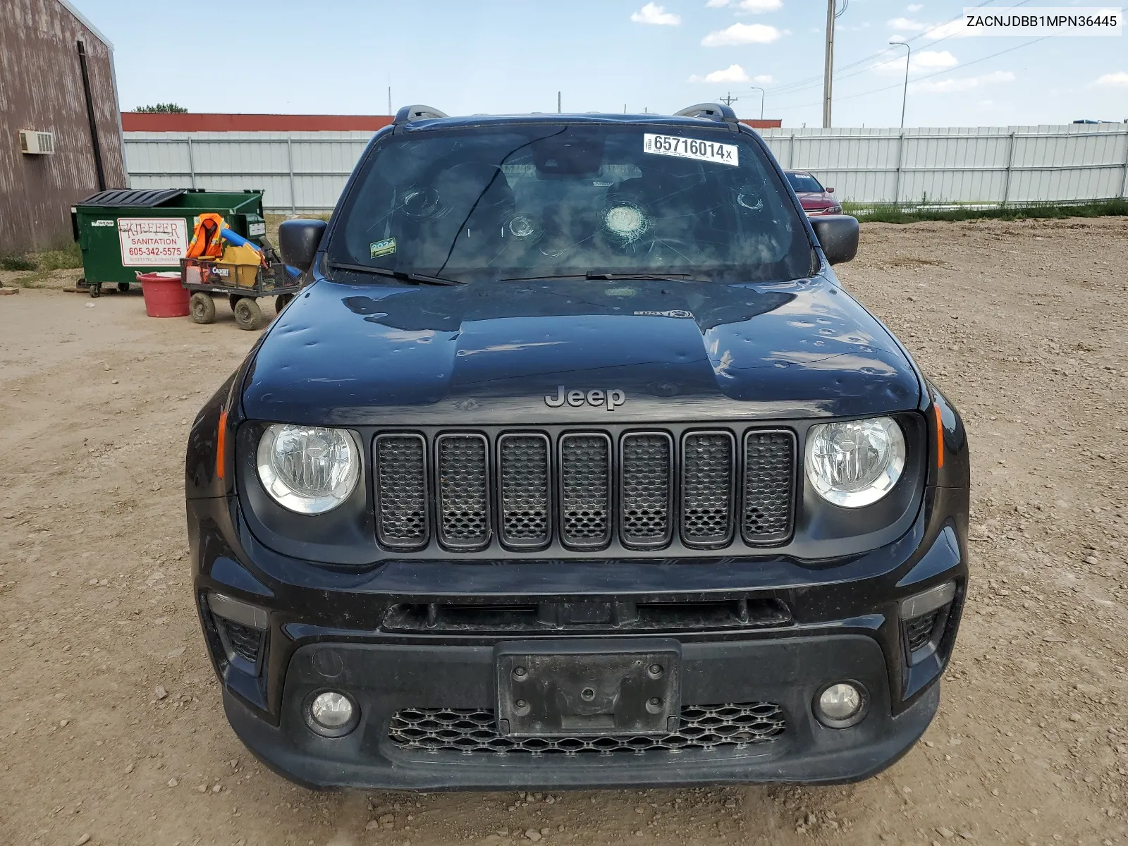 2021 Jeep Renegade Latitude VIN: ZACNJDBB1MPN36445 Lot: 65716014