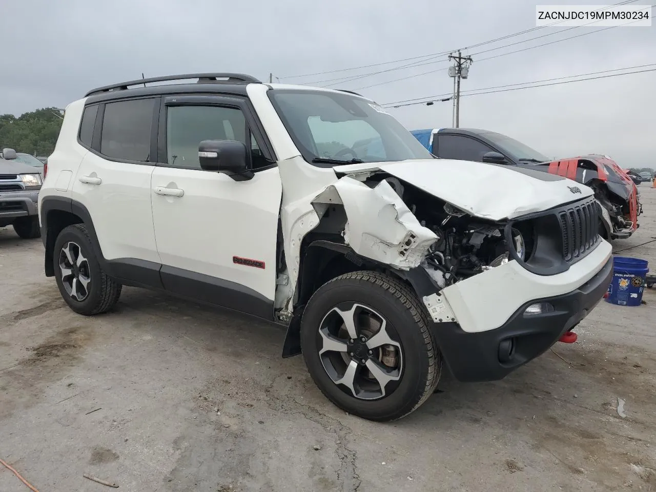 2021 Jeep Renegade Trailhawk VIN: ZACNJDC19MPM30234 Lot: 66167334