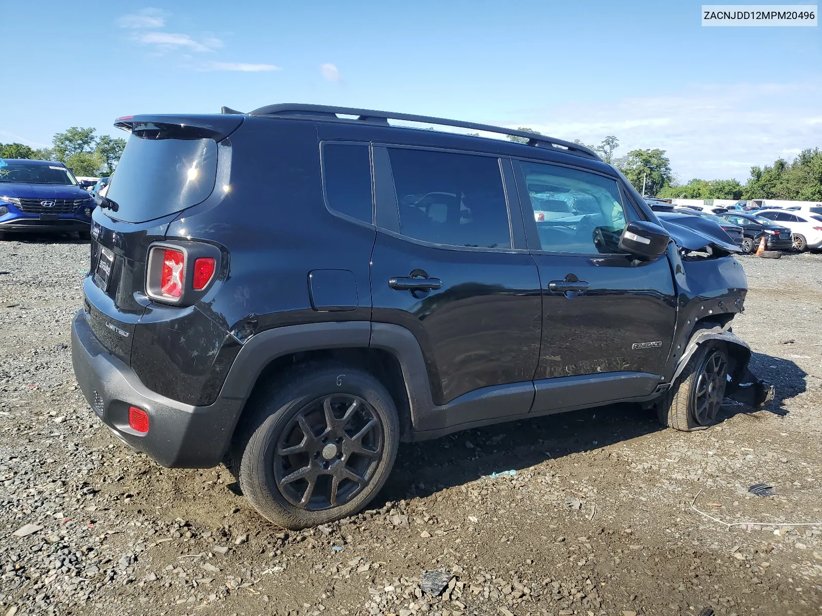 2021 Jeep Renegade Limited VIN: ZACNJDD12MPM20496 Lot: 66198344