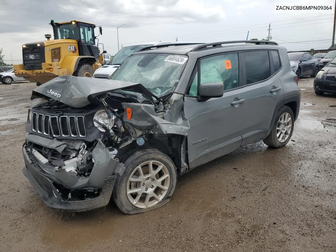 2021 Jeep Renegade Latitude VIN: ZACNJCBB6MPN09364 Lot: 66804624