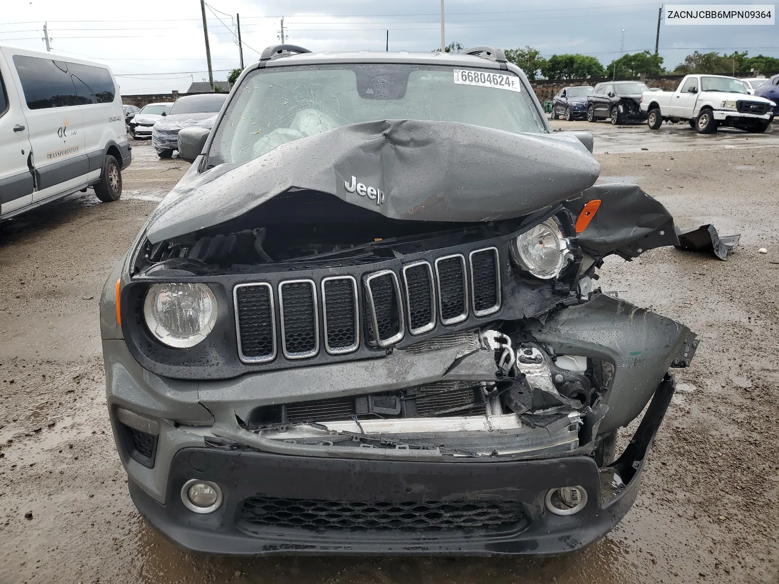 2021 Jeep Renegade Latitude VIN: ZACNJCBB6MPN09364 Lot: 66804624