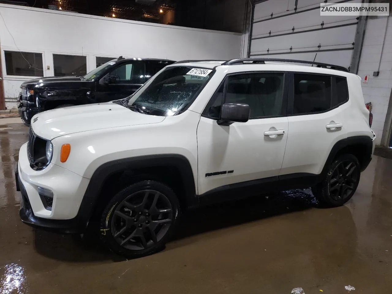 2021 Jeep Renegade Latitude VIN: ZACNJDBB3MPM95431 Lot: 67121954