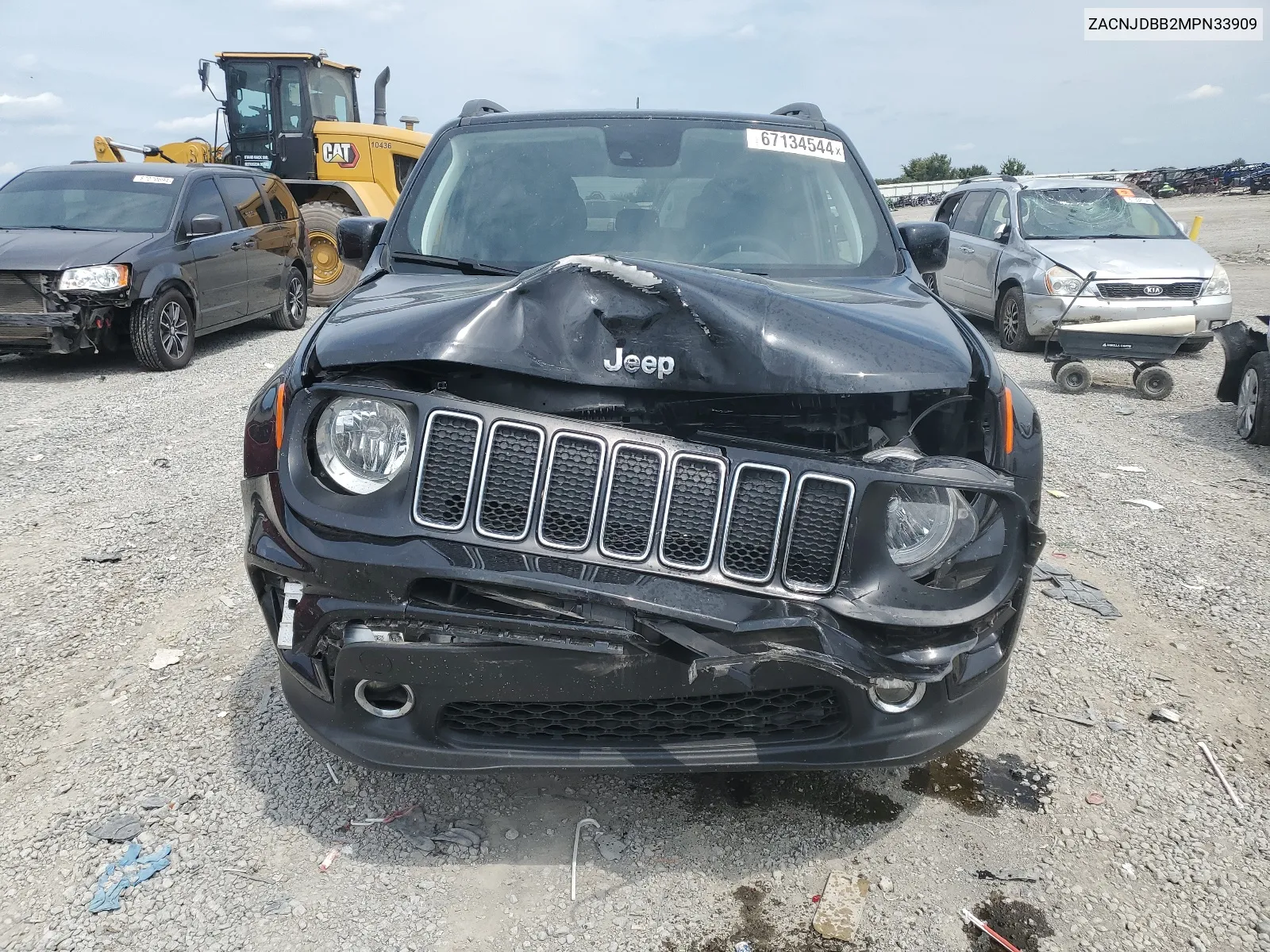 2021 Jeep Renegade Latitude VIN: ZACNJDBB2MPN33909 Lot: 67134544