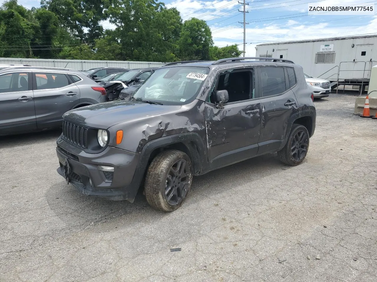 2021 Jeep Renegade Latitude VIN: ZACNJDBB5MPM77545 Lot: 67338934