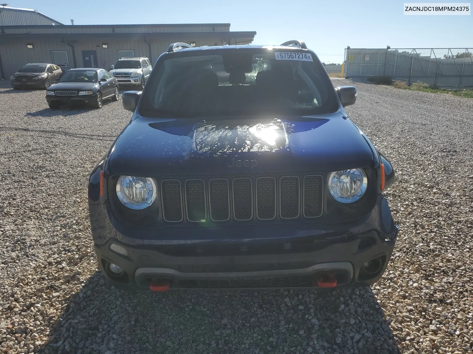 2021 Jeep Renegade Trailhawk VIN: ZACNJDC18MPM24375 Lot: 67567274