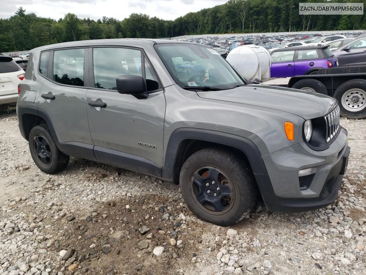 2021 Jeep Renegade Sport VIN: ZACNJDAB7MPM56004 Lot: 67642374