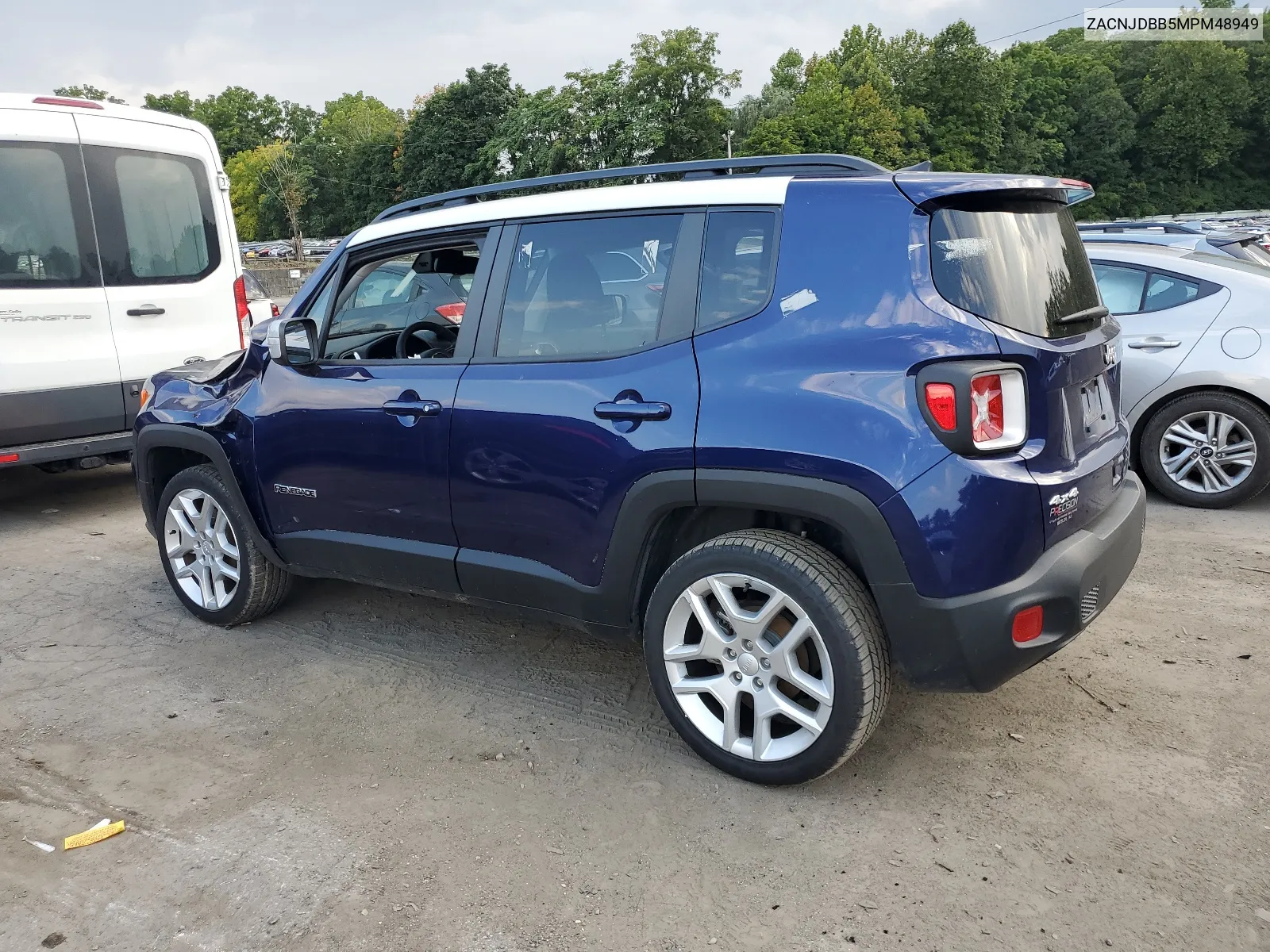 2021 Jeep Renegade Latitude VIN: ZACNJDBB5MPM48949 Lot: 67912514