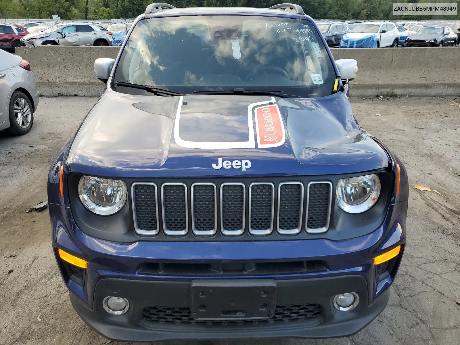 2021 Jeep Renegade Latitude VIN: ZACNJDBB5MPM48949 Lot: 67912514