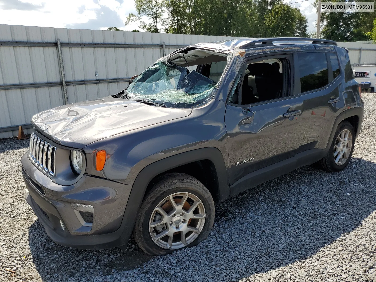 2021 Jeep Renegade Limited VIN: ZACNJDD11MPM95531 Lot: 67940234