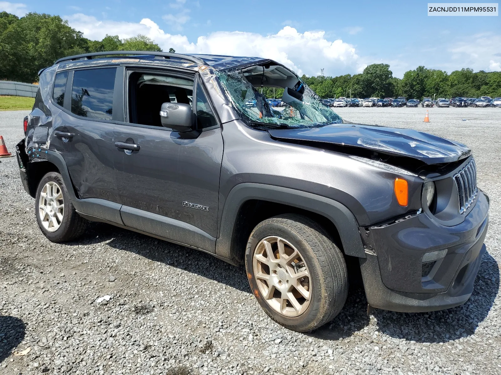 2021 Jeep Renegade Limited VIN: ZACNJDD11MPM95531 Lot: 67940234